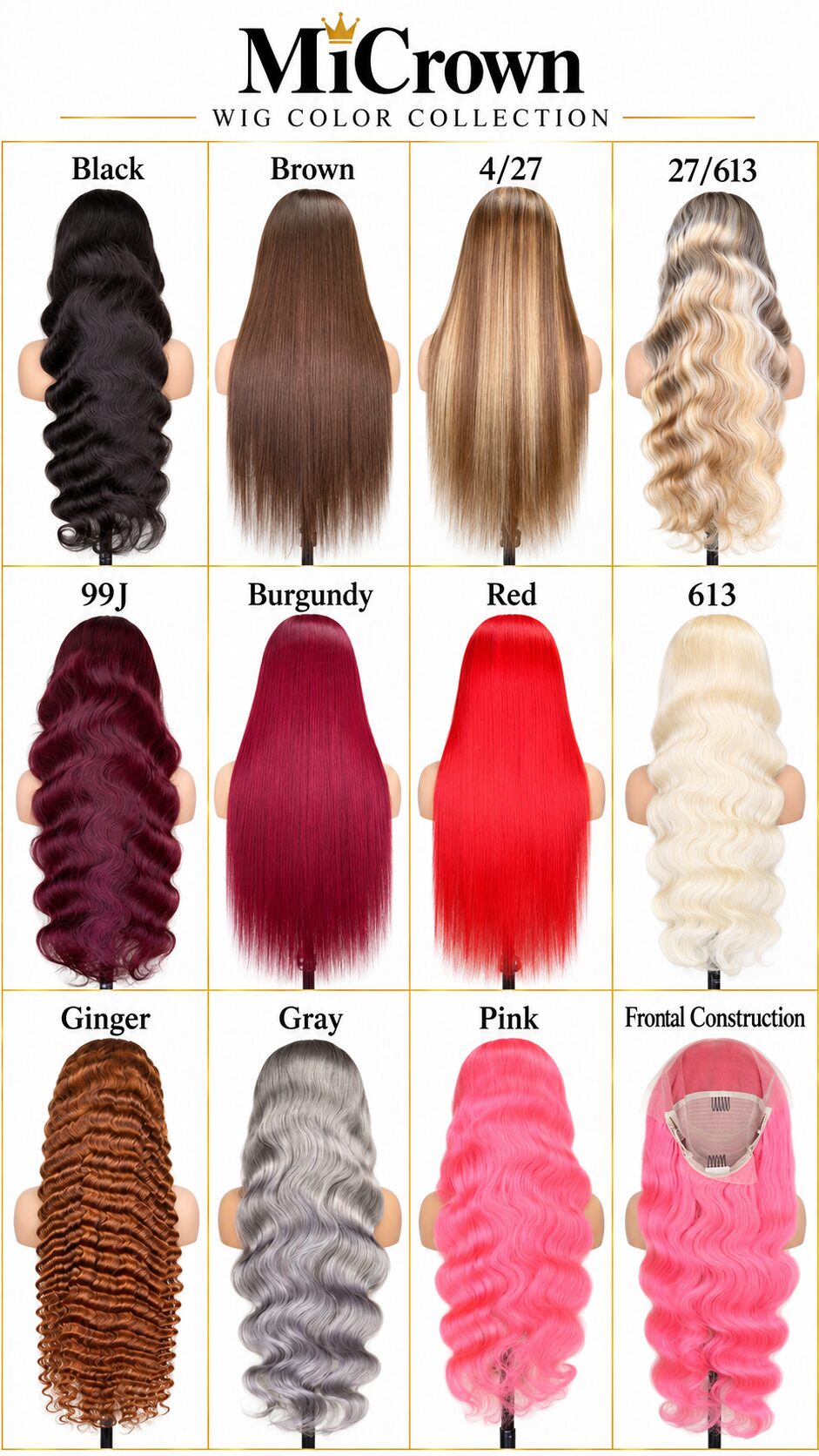 MiCrown Wig Color Collection